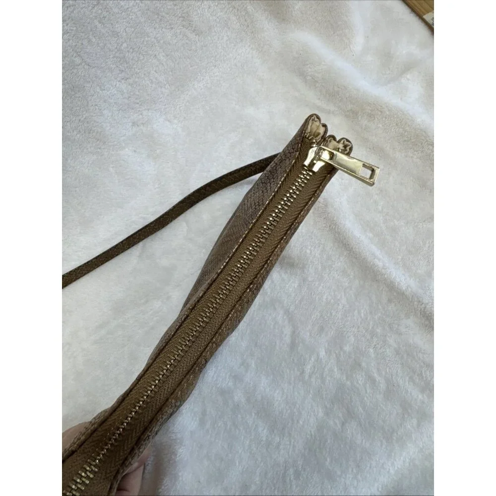 Carolina Hill Women’s Crossbody Multi Compartment‎ Zipper Slots Faux Snakeskin